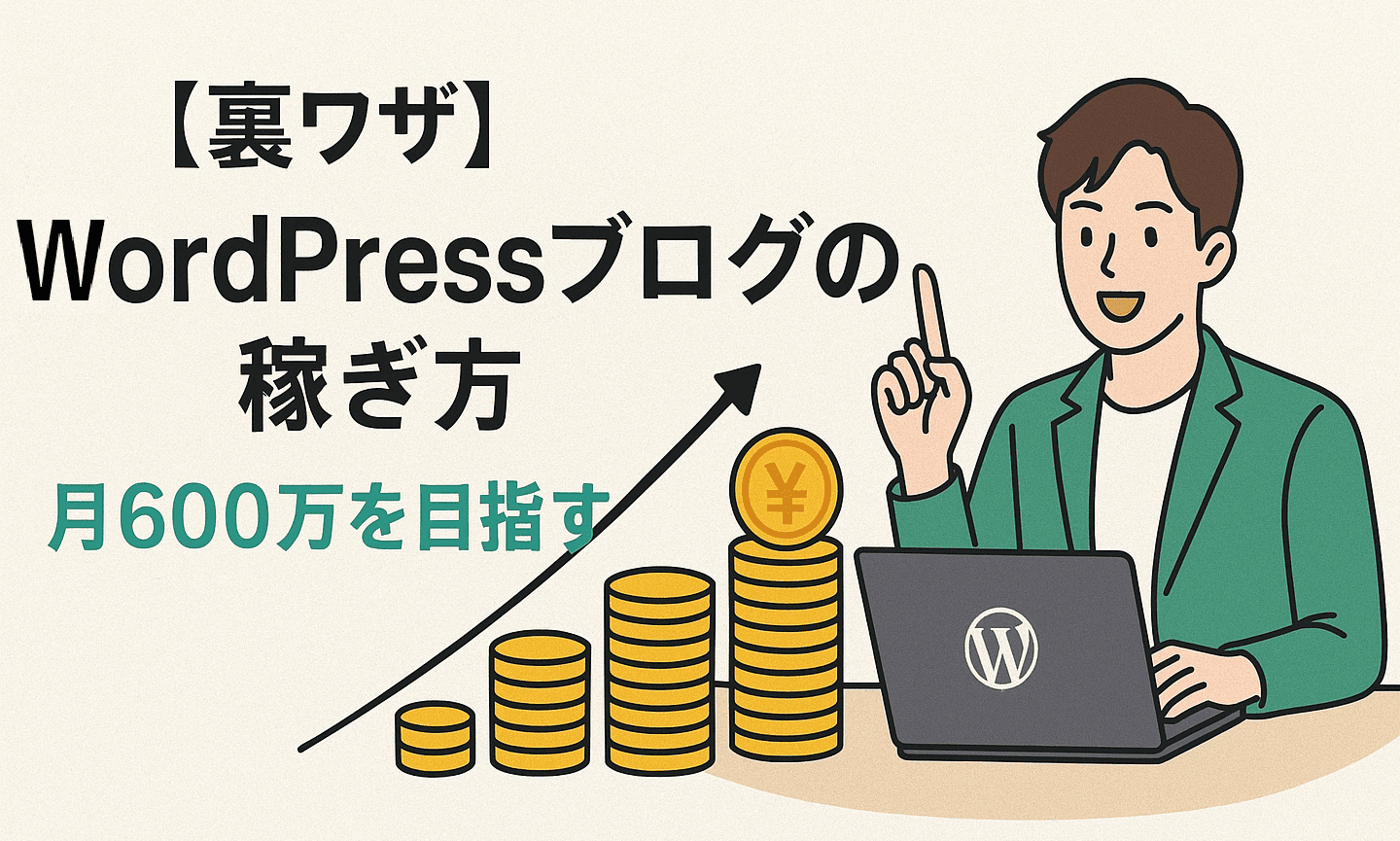 【裏ワザ】WordPressブログの稼ぎ方【月600万を目指す】